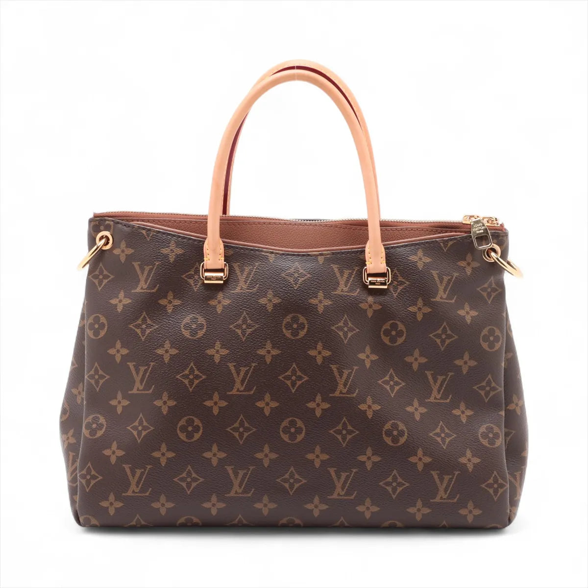 Louis Vuitton Monogram Pallas Handbag Brown