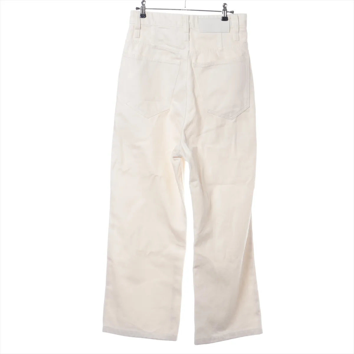 Ami Alexandre Mattiussi Cotton Wide Pants White