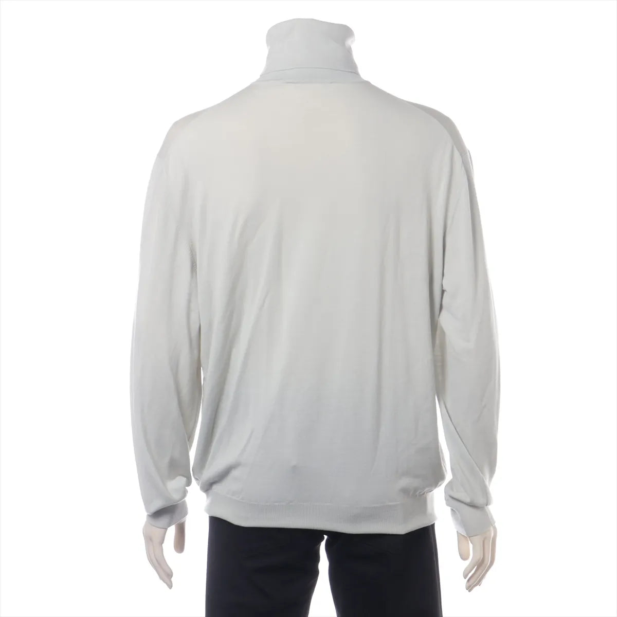 Hermès Wool Turtleneck Knit Light Grey