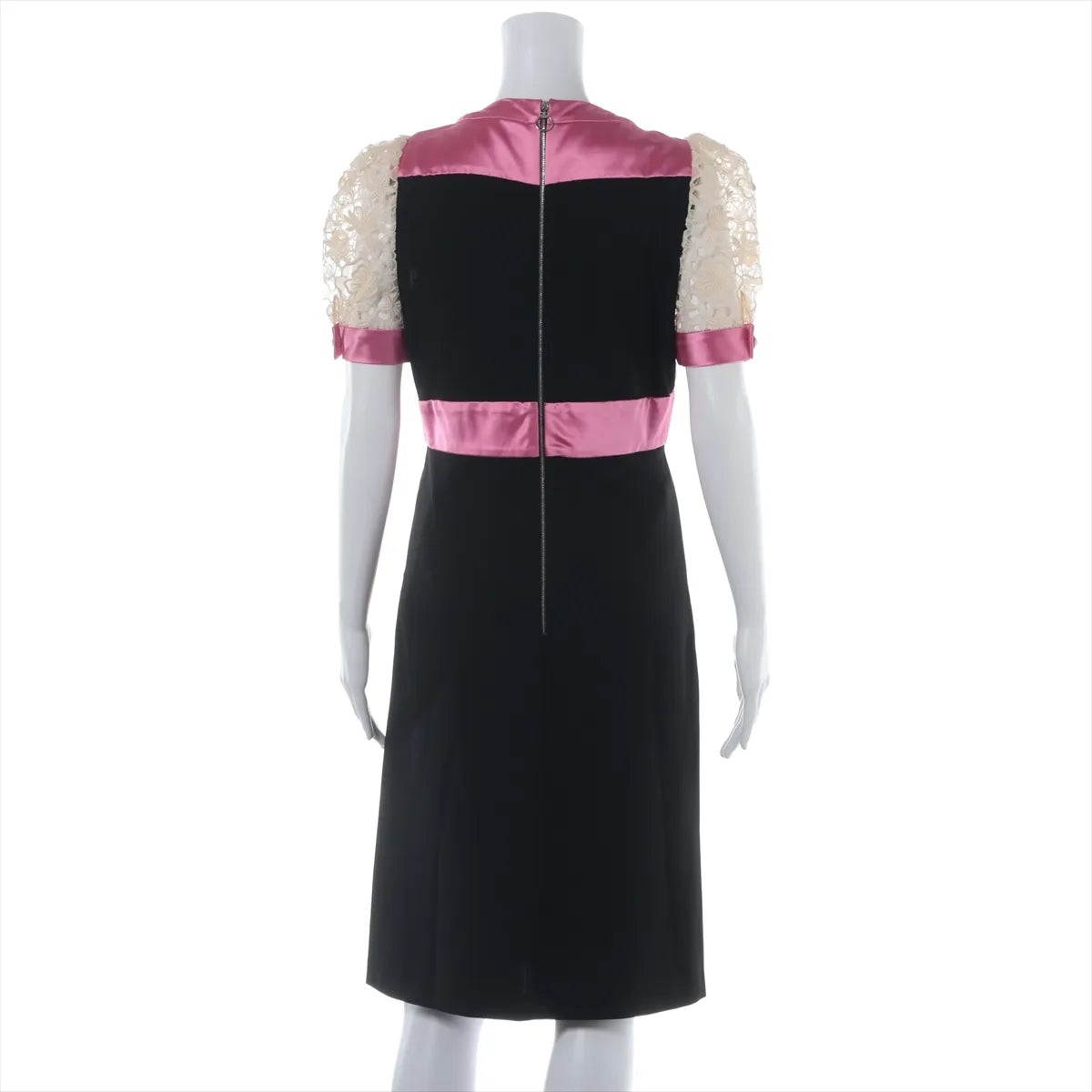 Gucci Ribbon Rayon x Polyurethane Dress Multicolor