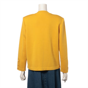 Yves Saint-Laurent Wool Cardigan Mustard Yellow