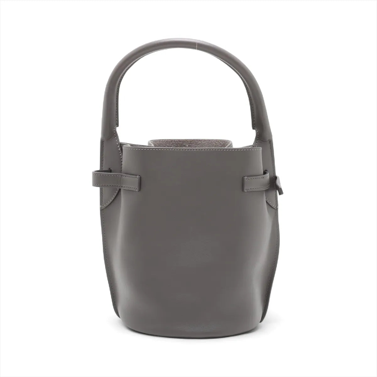 Celine Big Bag Bucket Leather Two-Way Handbag Gray
