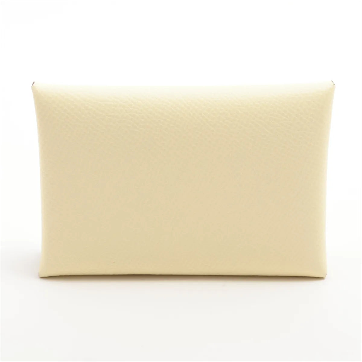 Hermès Calvi Duo Veau Epsom Coin Purse Cream Yellow