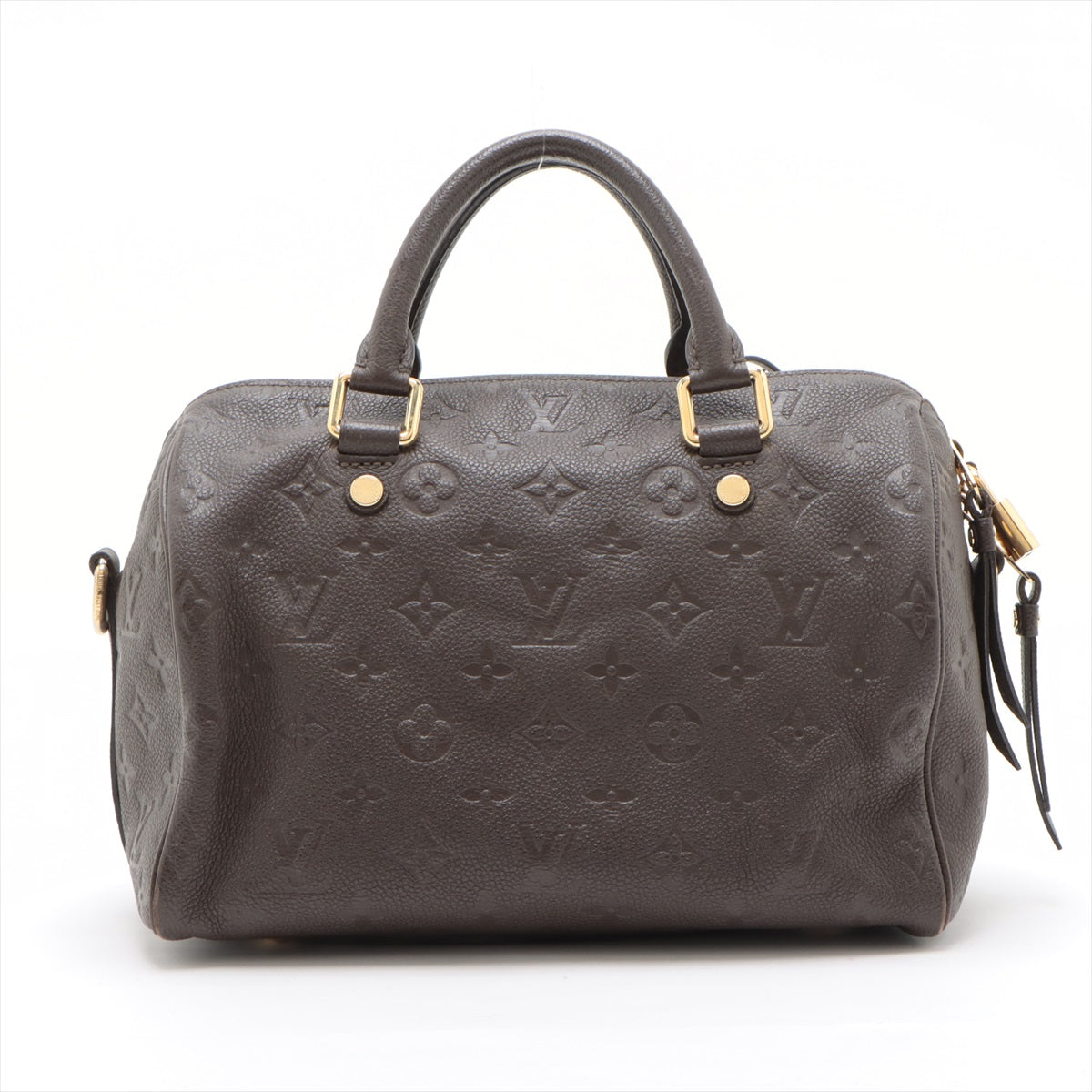 Louis Vuitton Monogram Empreinte Speedy 25 Terre Brown