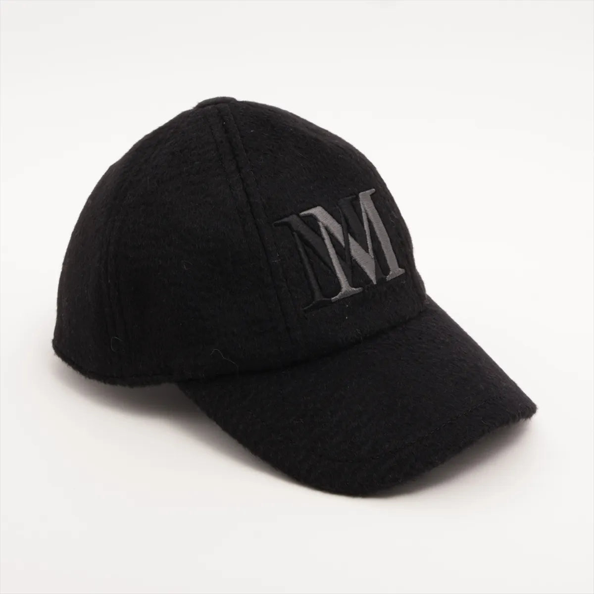Max Mara MM Logo Hat Black
