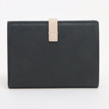 Load image into Gallery viewer, Top rated Celine Medium Bifold  Leather Compact Wallet Black x Cream