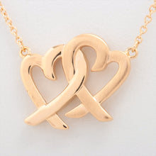 Load image into Gallery viewer, Tiffany &amp; Co. Loving Heart Interlocking Necklace Gold
