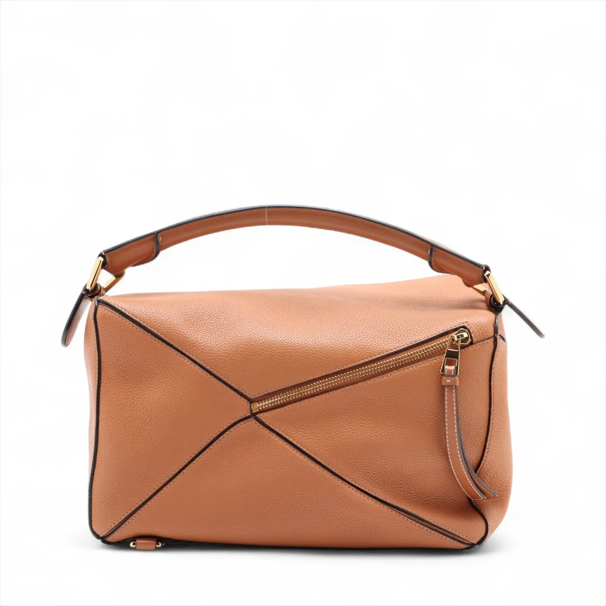 Loewe Puzzle Leather Two-Way Shoulder Bag Brown