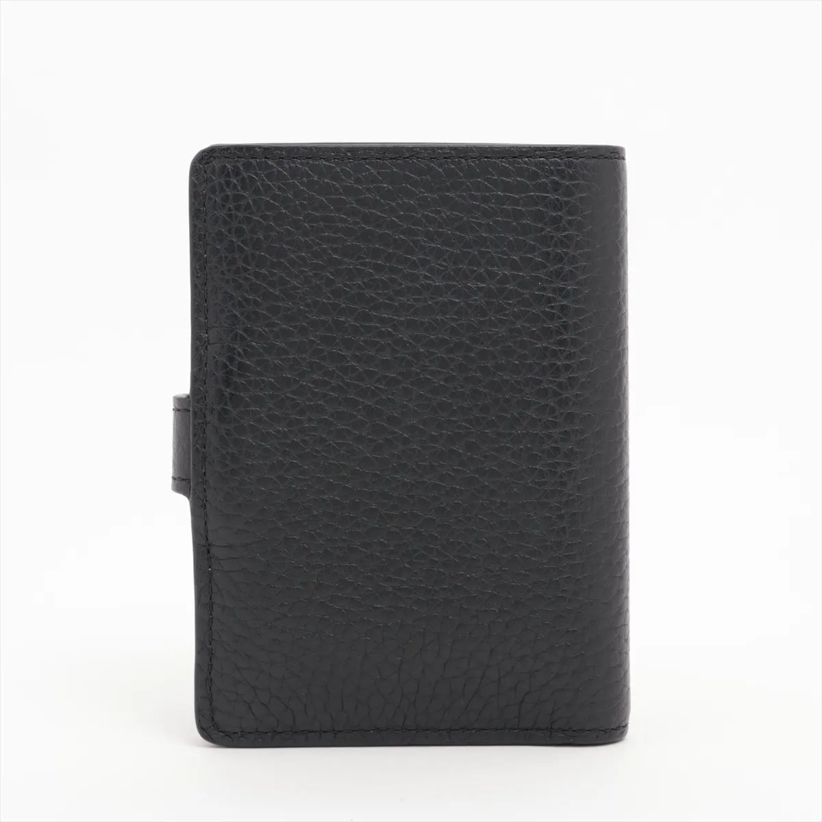 Louis Vuitton Taurillon LV Capucine Vertical Compact Wallet Black