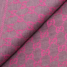 Load image into Gallery viewer, #1 Gucci GG Wool Scarf Fushcia Pink x Gray