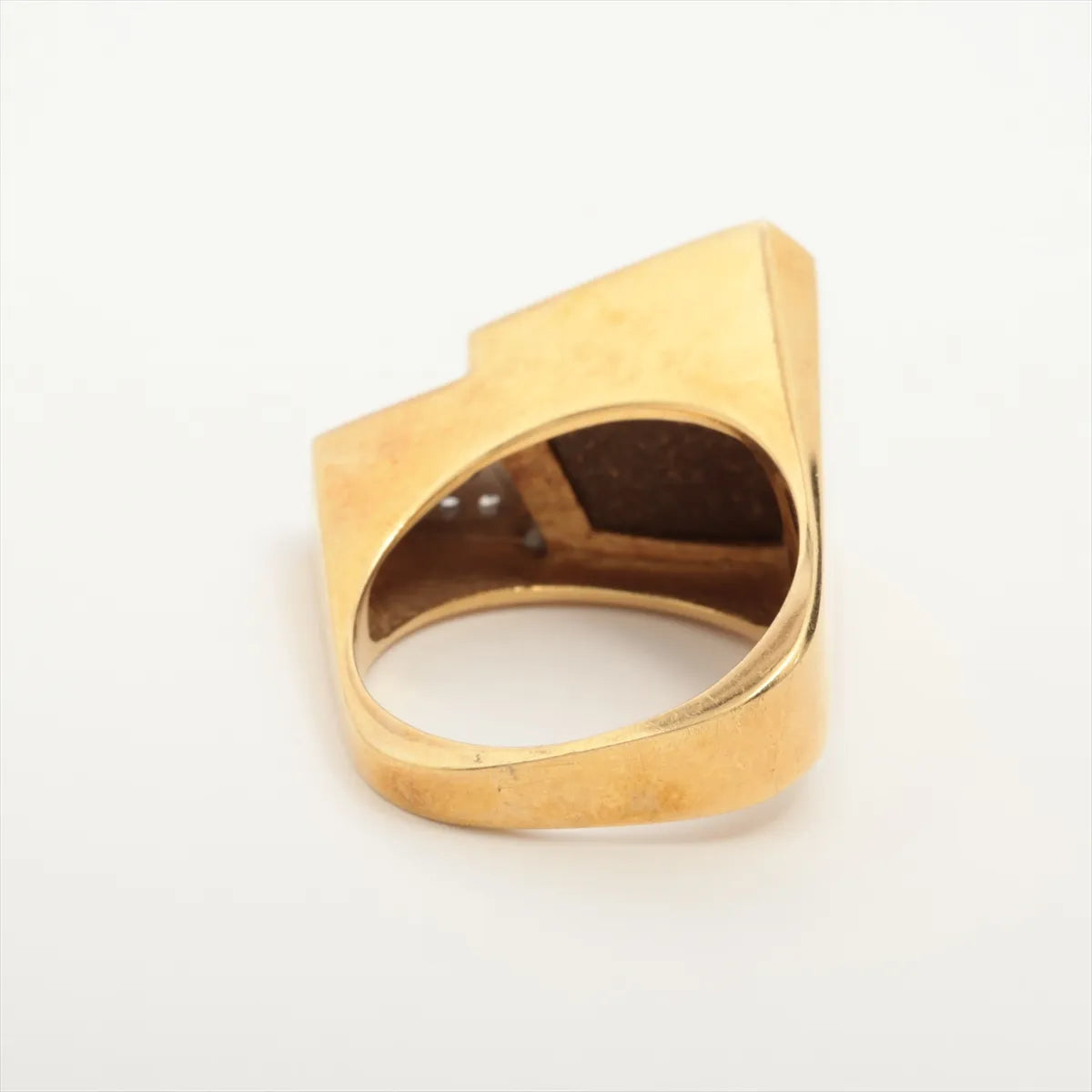 TASAKI Boulder Opal Diamond Two-Toned Ring