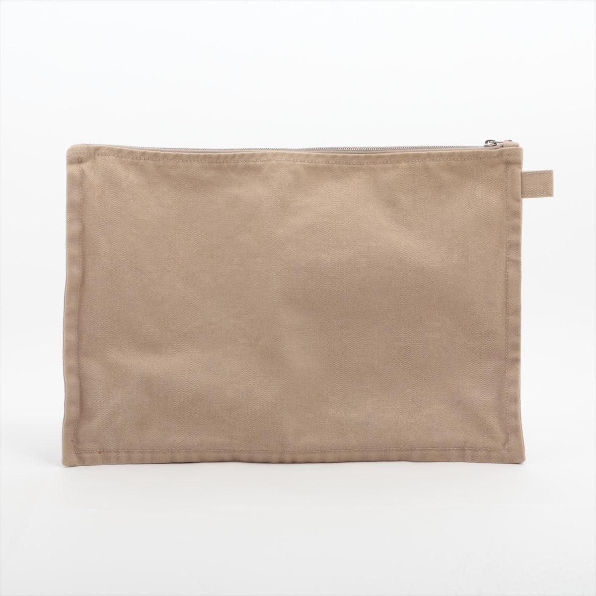 Hermès Yachting Flat GM  Pouch Beige