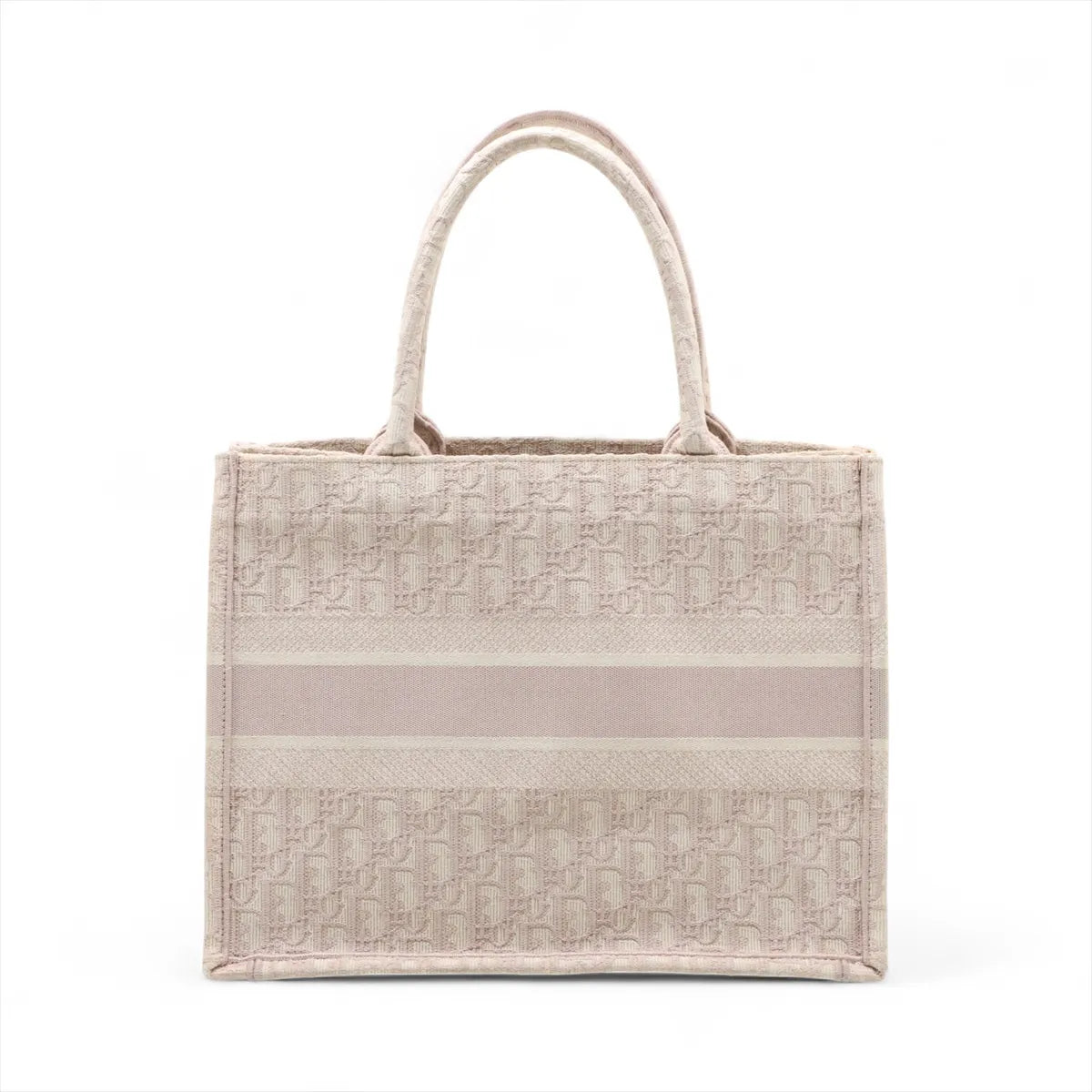 Christian Dior Oblique Book Tote Medium Canvas Bag Pink