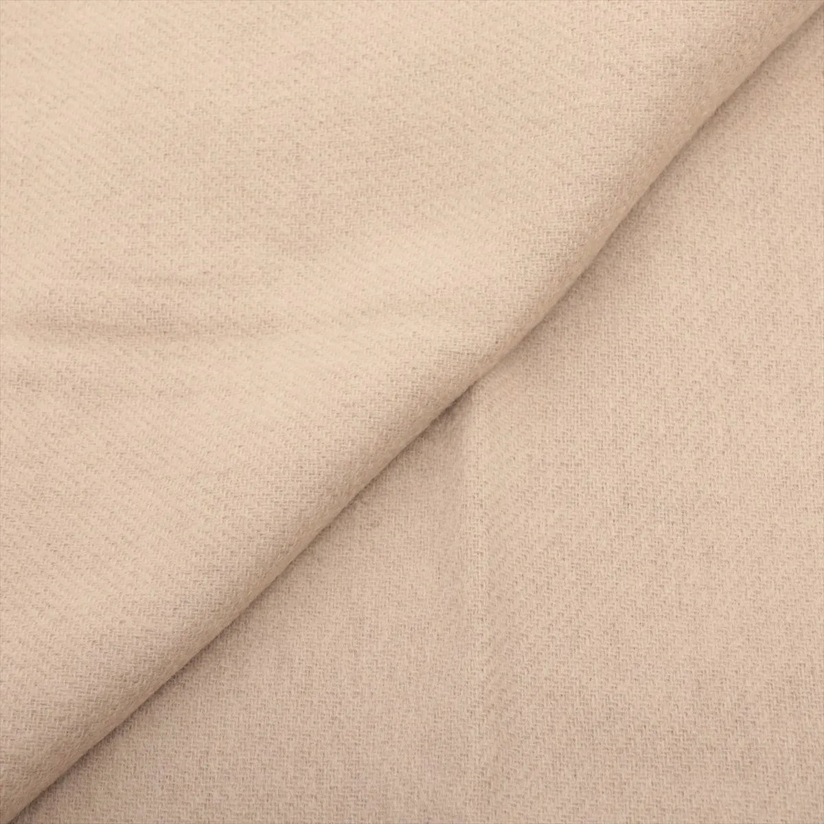 Hermès Logo Cashmere Scarf Beige