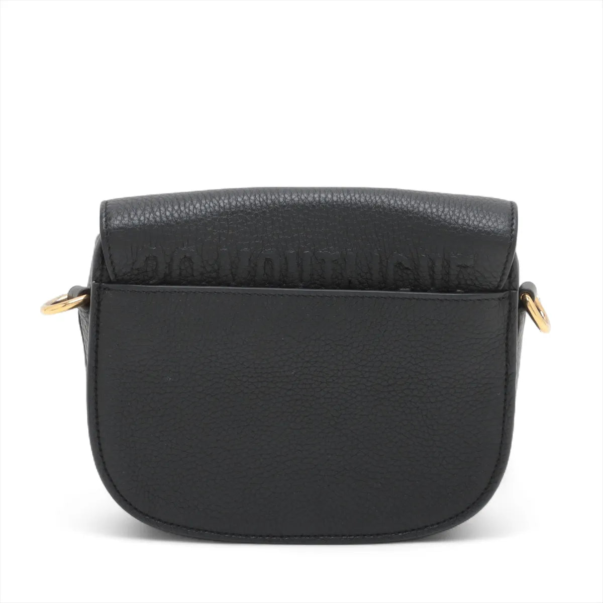 Christian Dior Bobby Leather Shoulder Bag Black