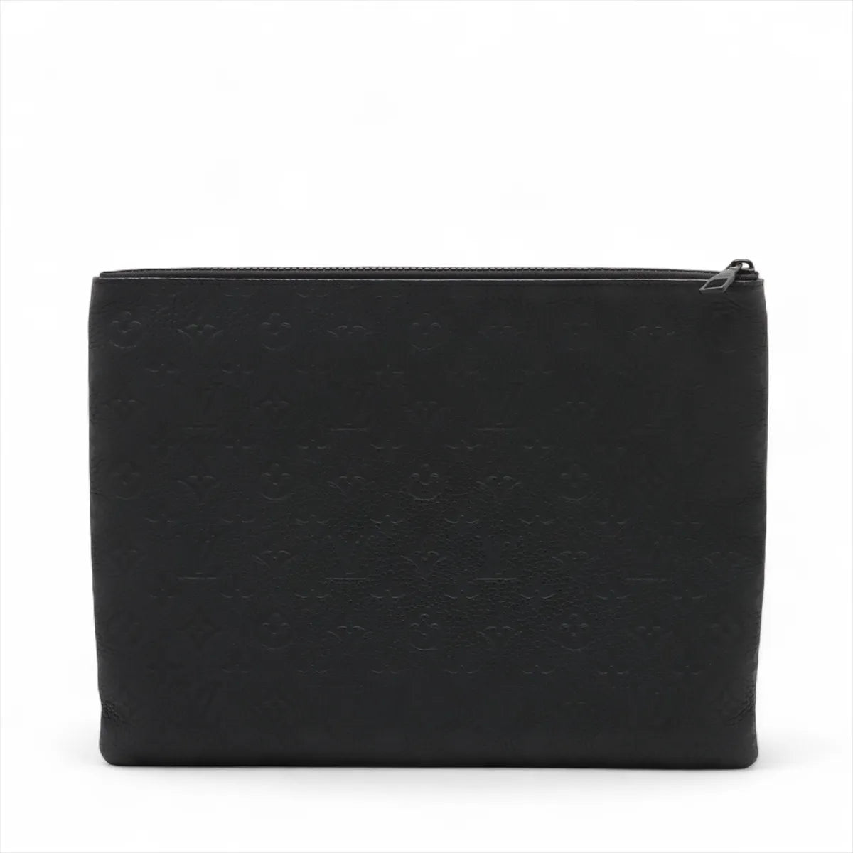 Louis Vuitton Monogram Taurillon A4 Pochette Black