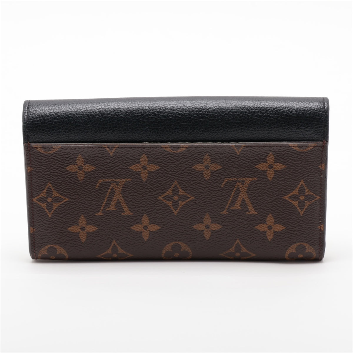 Louis Vuitton Monogram Venus Wallet  Black × Brown