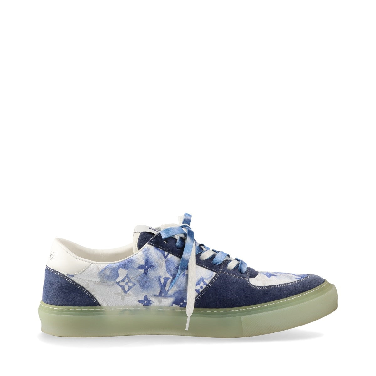 Louis Vuitton Ollie Low-top Watercolor Monogram Sneaker Blue