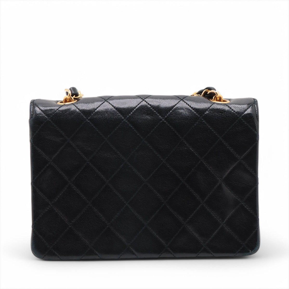 Chanel CC Logo Matelassé Lambskin Chain Shoulder Bag Black * PREORDER *