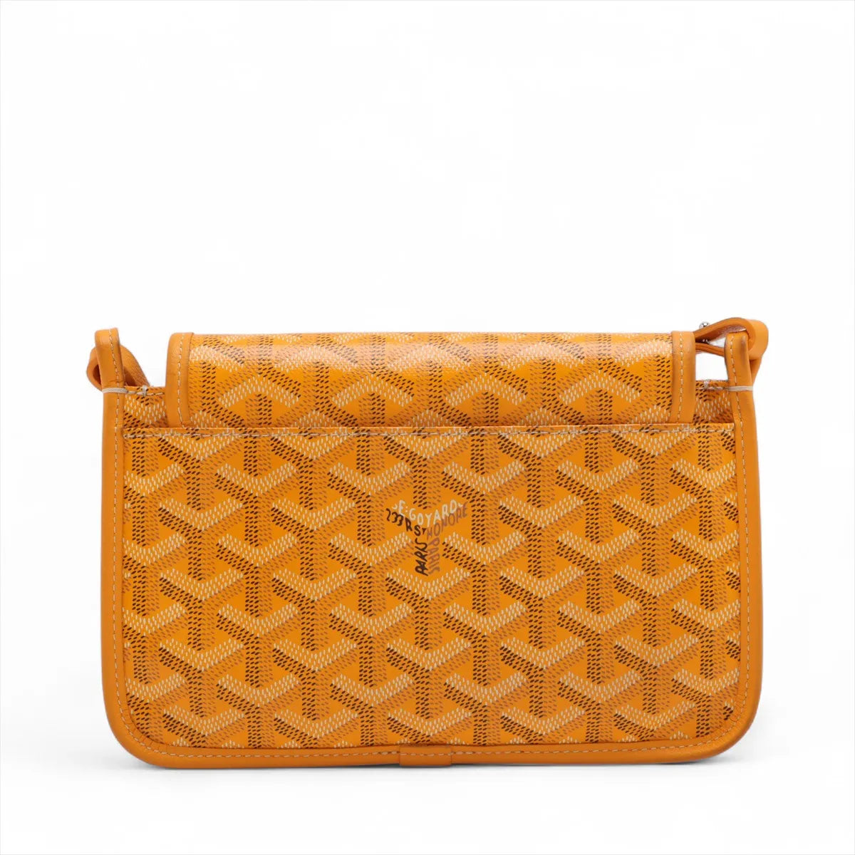 Goyard Plumet Leather Shoulder Bag Yellow
