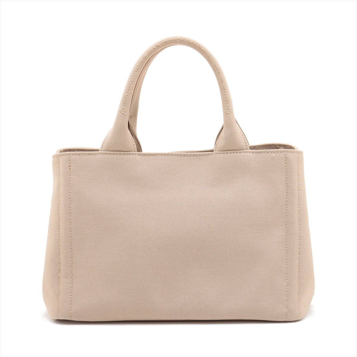 Prada Canvas Two-Way Handbag Beige