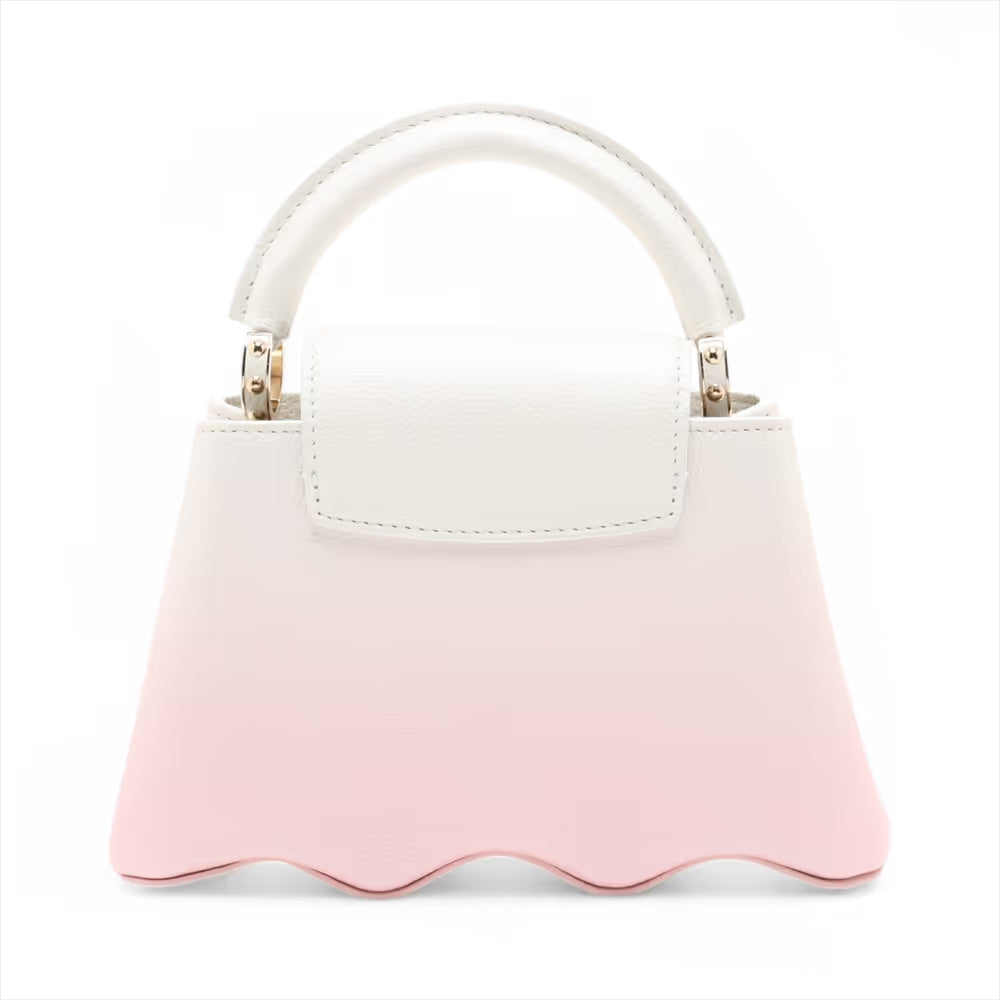 Louis Vuitton Capushell Mini Capucines Pink x White Gradient