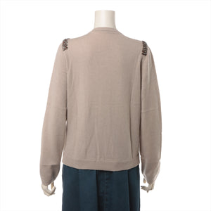 #1 Brunello Cucinelli Cashmere Knit Sweater with Rhinestones