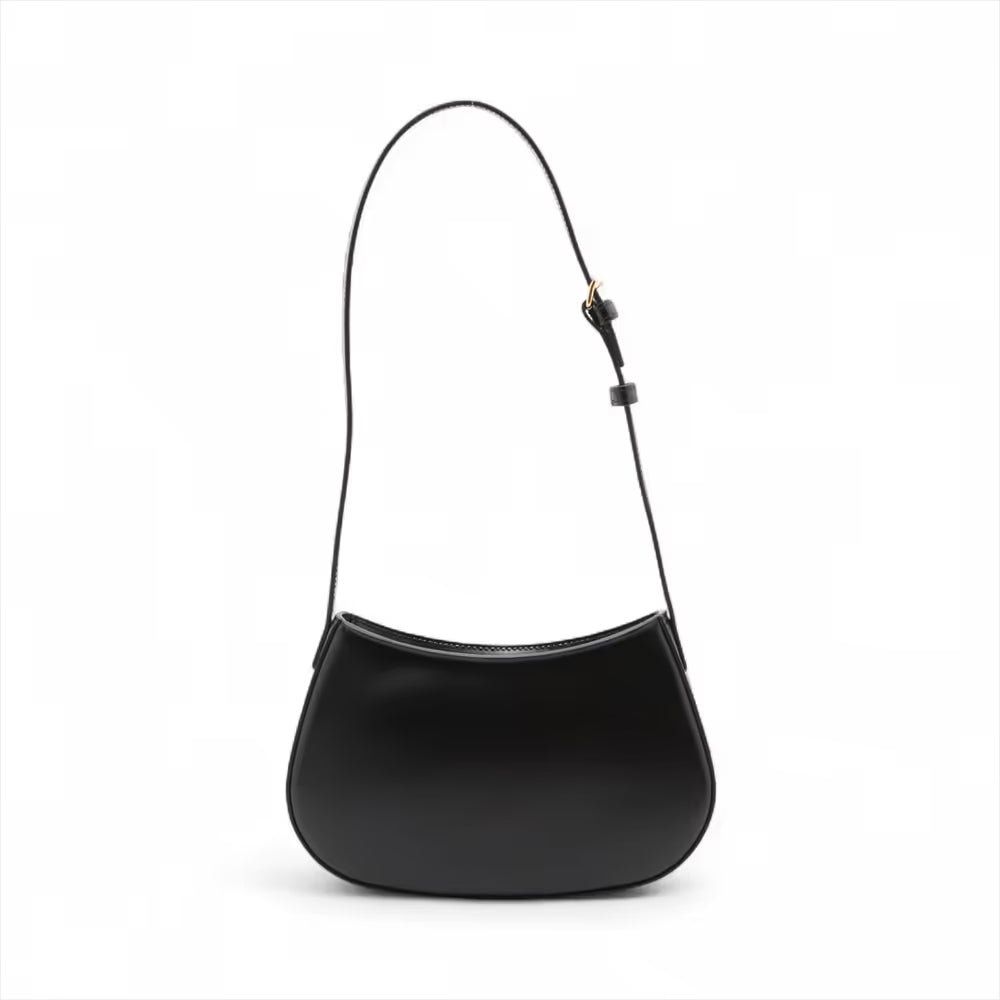 Celine Medium Tilly Leather Shoulder Bag Black