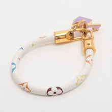 Load image into Gallery viewer, Louis Vuitton  Monogram Lock it Bracelet Multicolor White