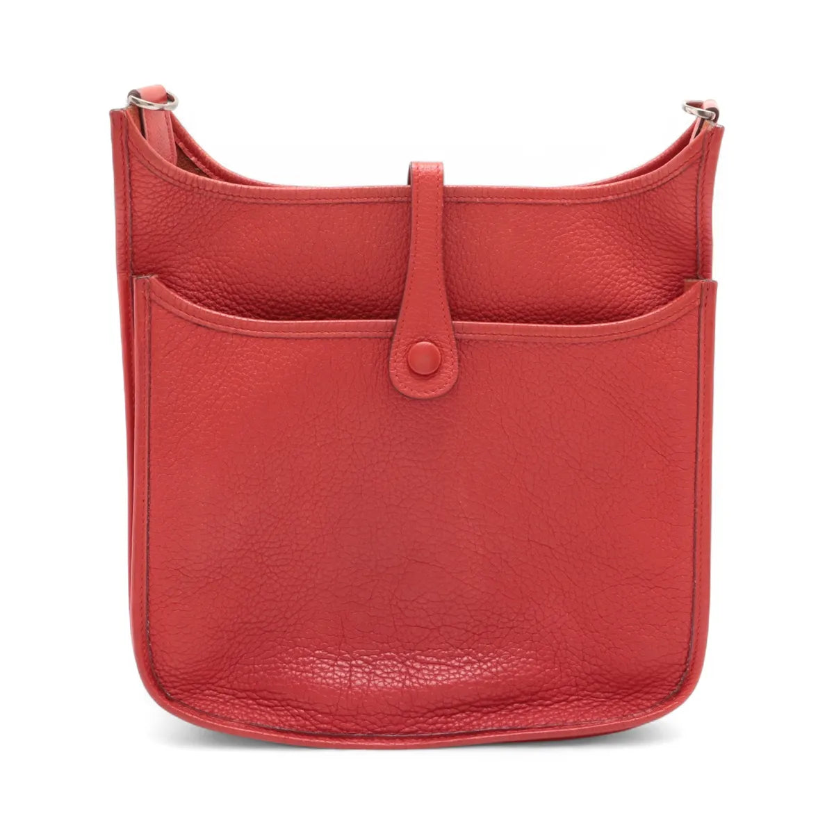 Hermès Evelyn II PM Taurillon Clemence Red