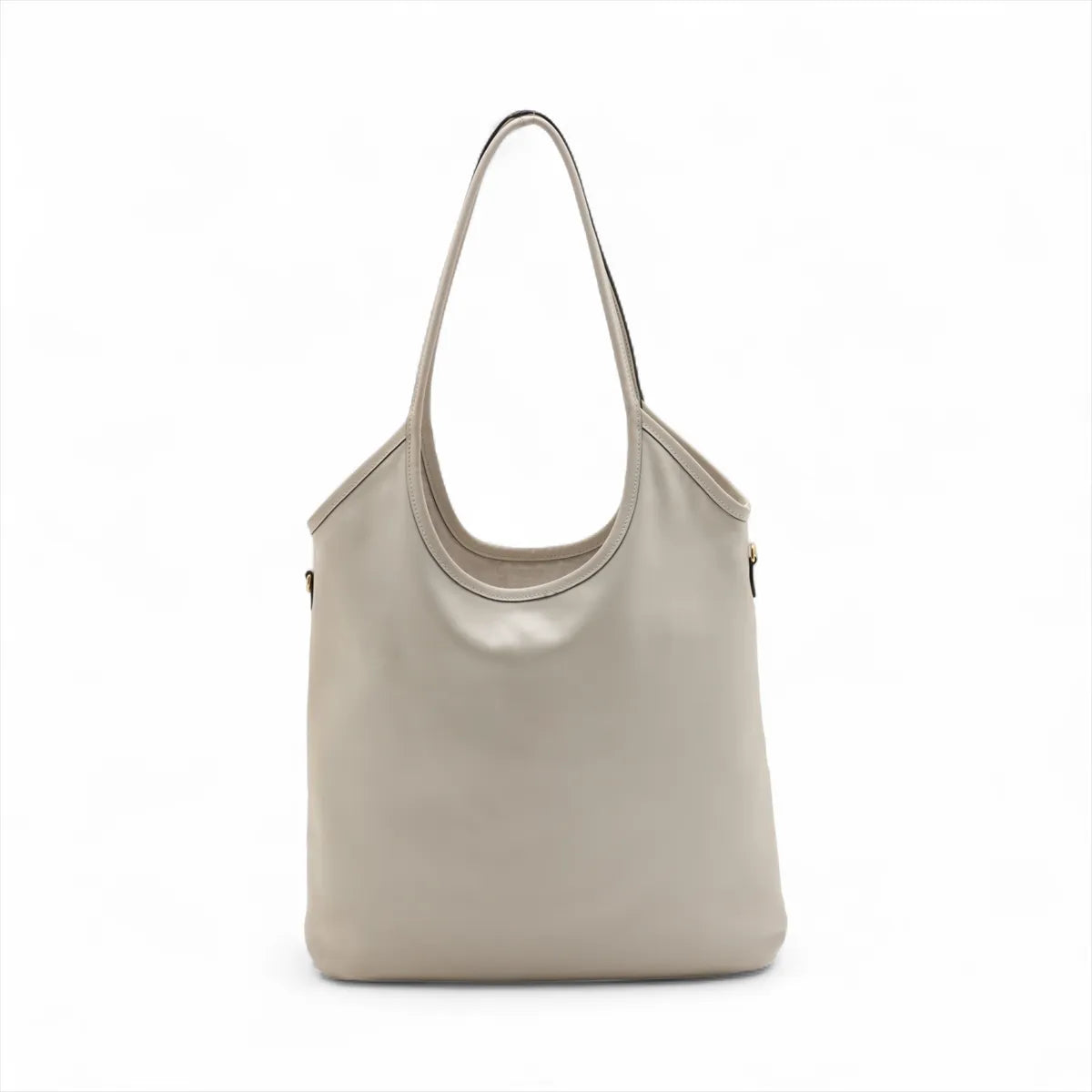 Miu Miu Ivy Leather Tote Bag White