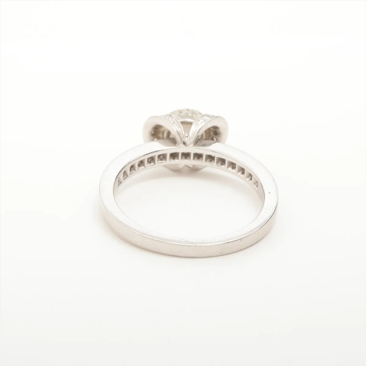 Tiffany & Co. Ribbon Diamond Ring Platinum