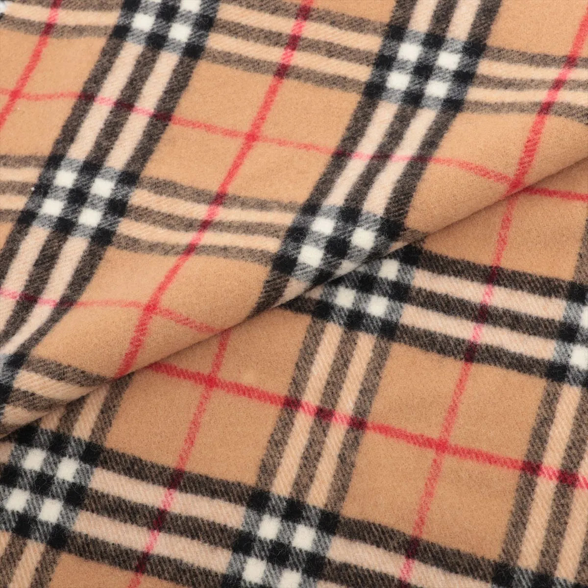 Burberry Nova Check Wool Scarf Beige
