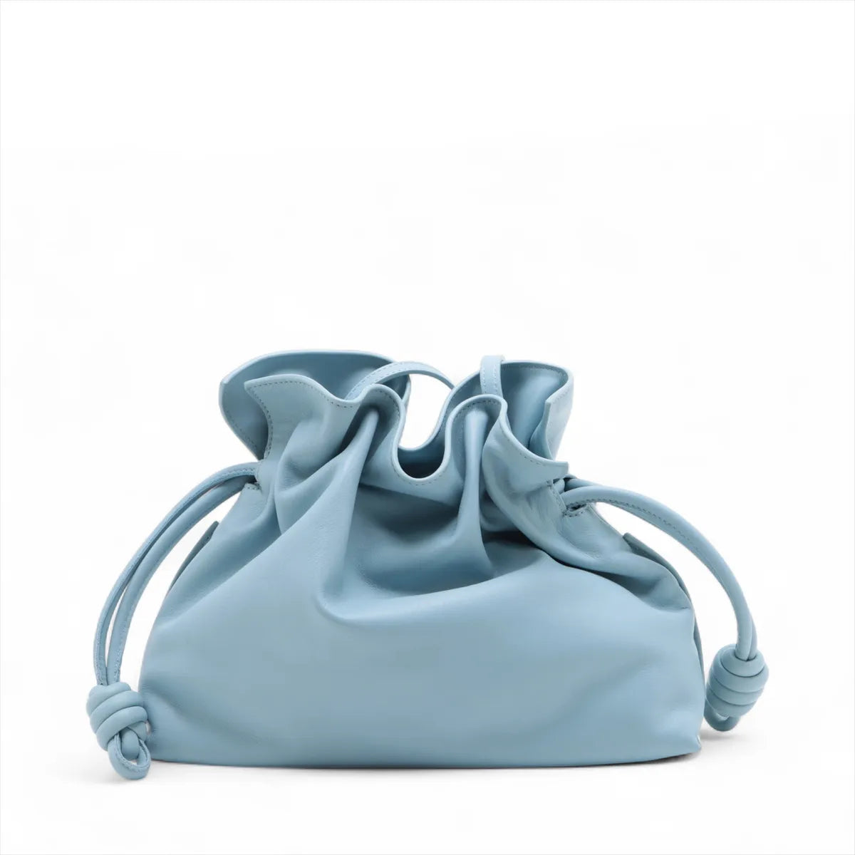 Loewe x Maruha Marjo Flamenco Clutch Leather Two-Way Shoulder Bag Blue
