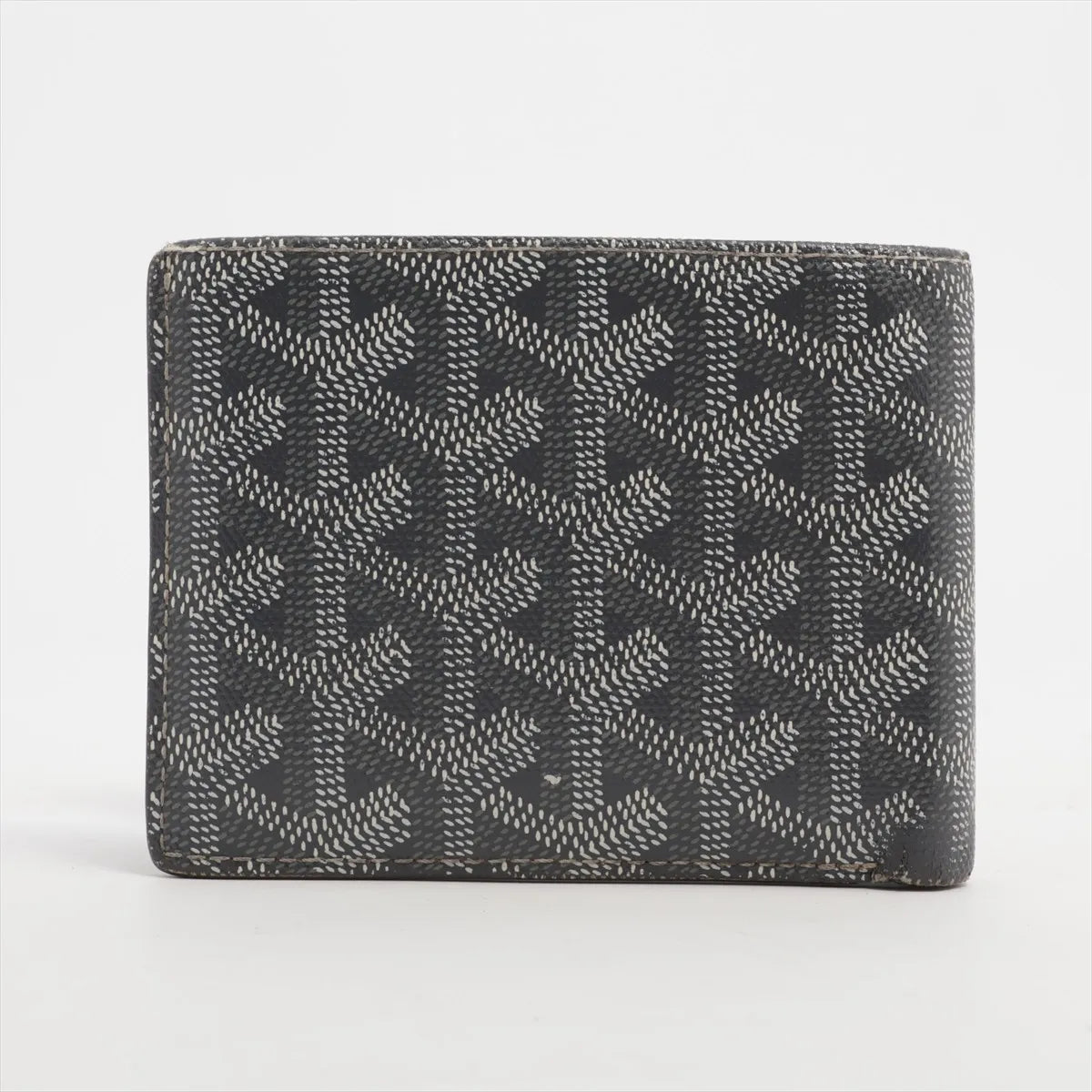 Goyard Herringbone Victoire Compact Wallet Light Grey