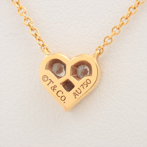 Tiffany & Co. Sentimental Heart Diamond Necklace Gold