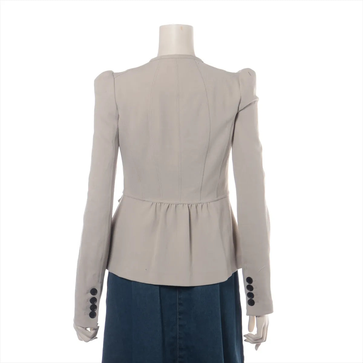 Burberry London Polyester Blazer Jacket Greige