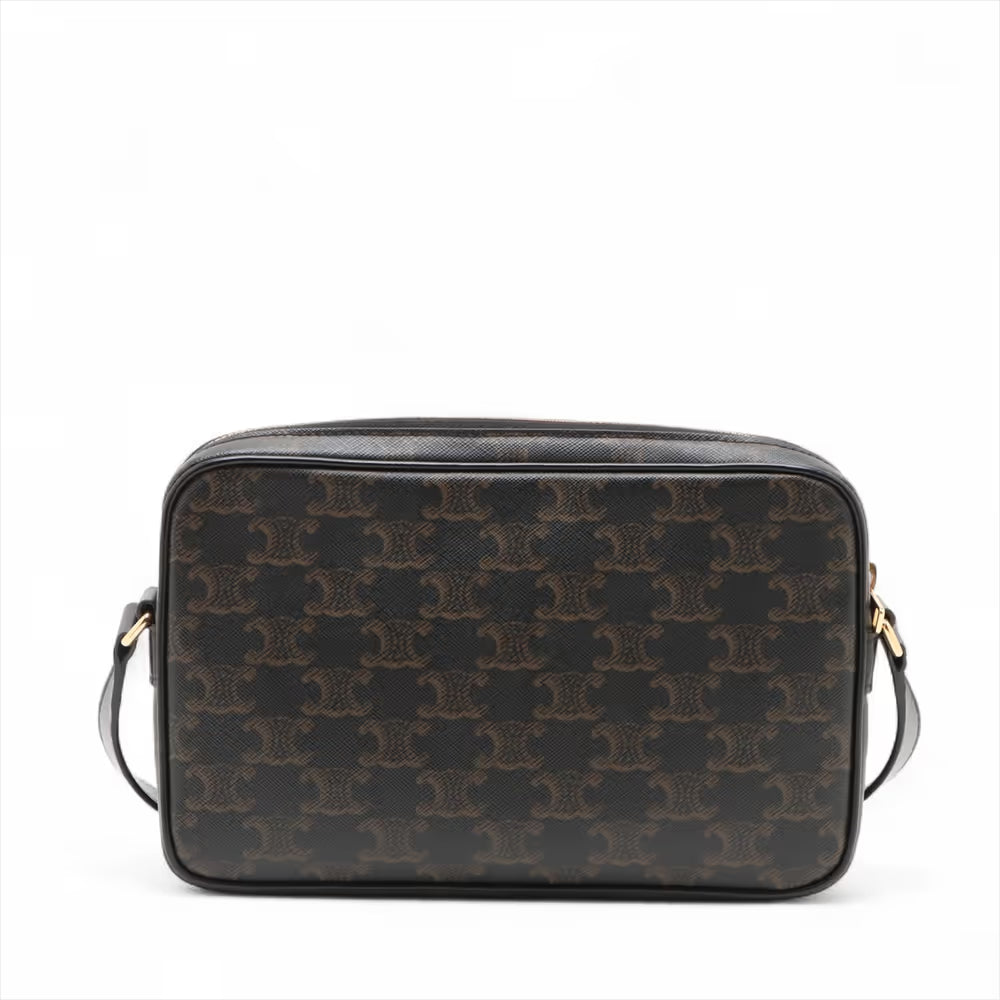Celine Triomphe Medium Messenger Bag Black