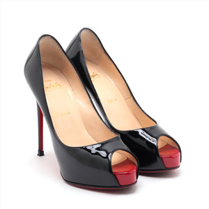 Top rated Christian Louboutin Patent Leather Open-toe Pump