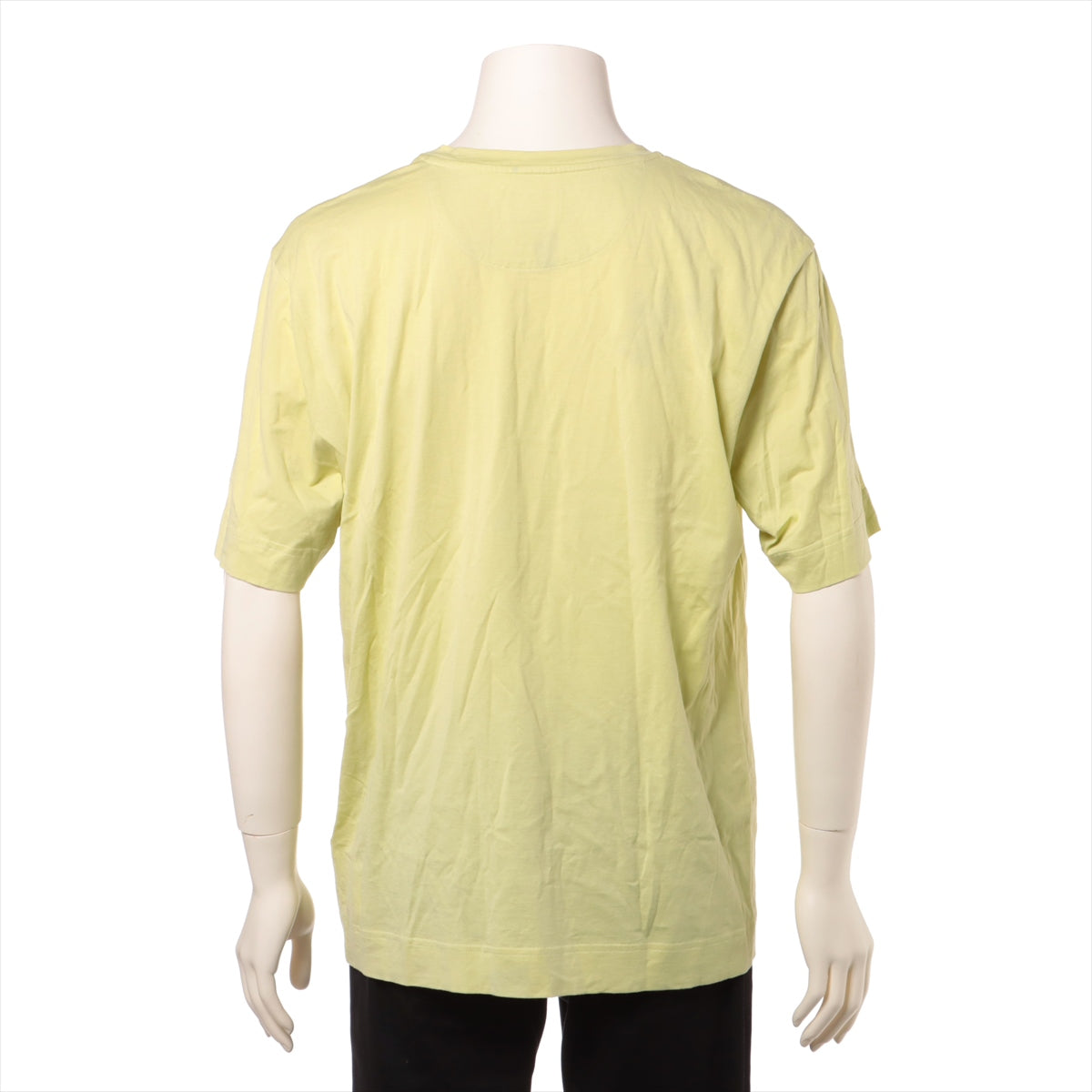 Fendi Label Tag Logo T-shirt Yellow