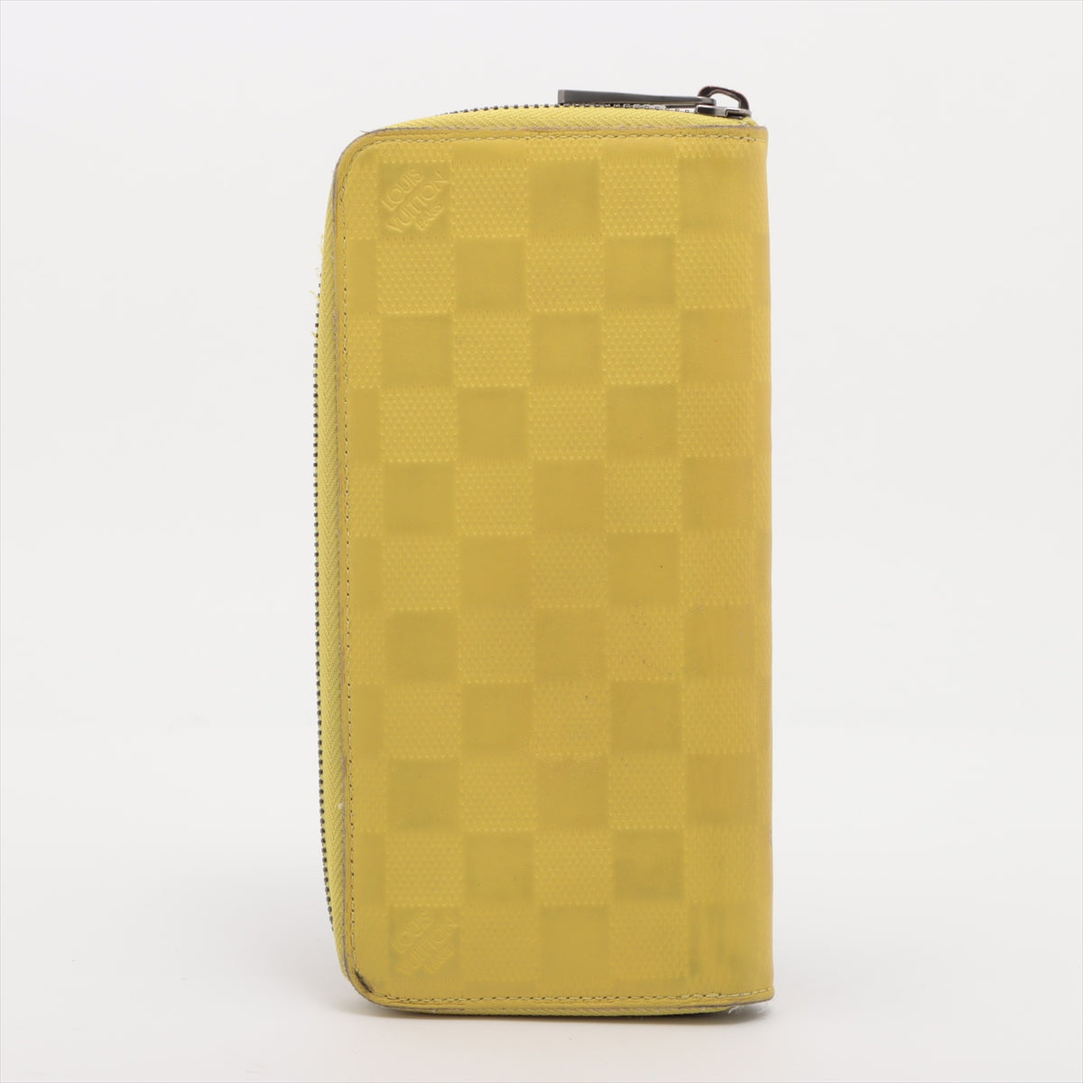 Louis Vuitton Damier Verticals Zippy Wallet Yellow