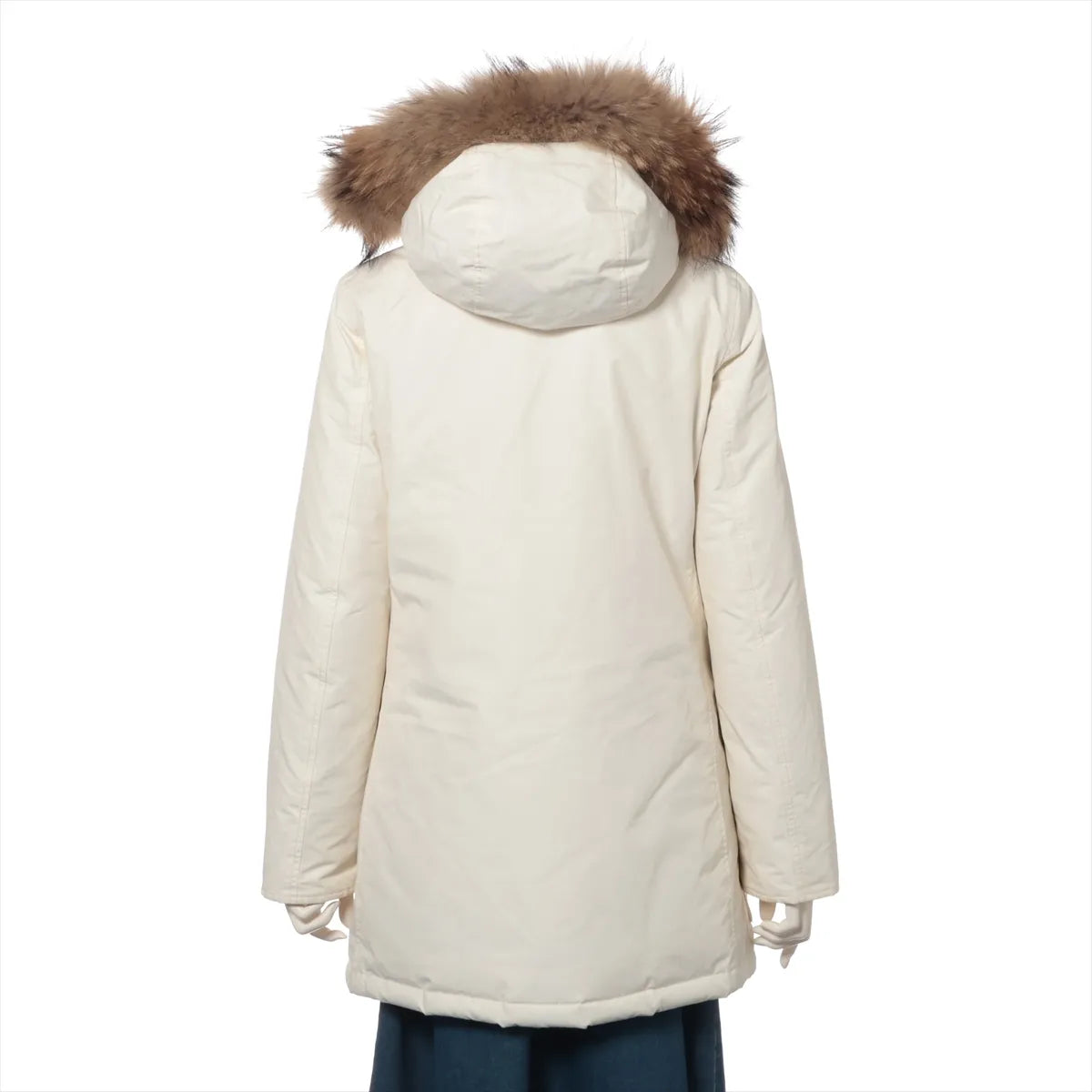 Woolrich Cotton Down Jacket Ivory