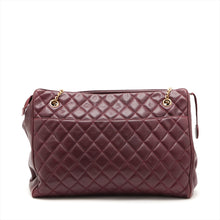 Load image into Gallery viewer, Chanel Matelasse Lambskin Chain Tote Bag Bordeaux