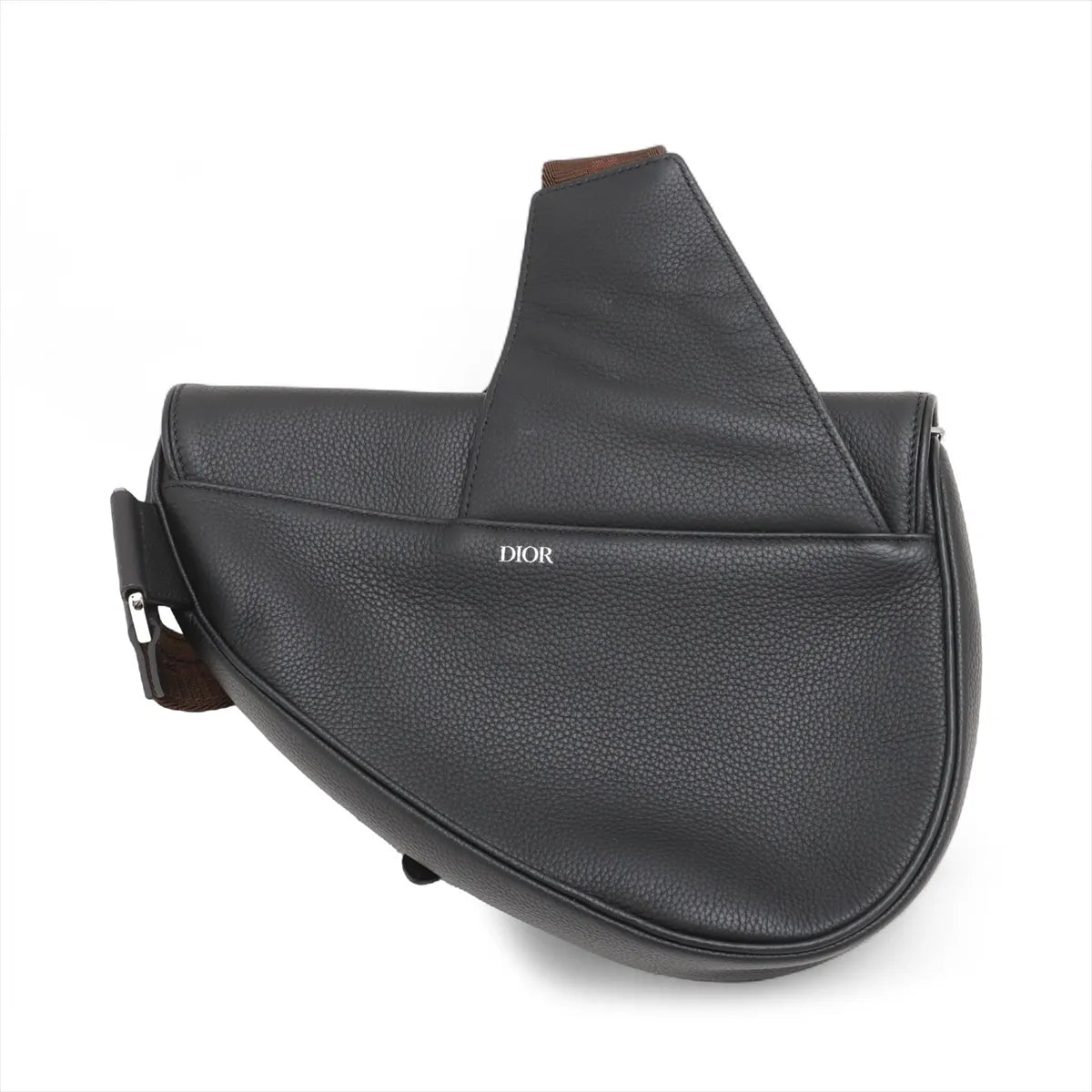 Dior x Cactus Jack Saddle Leather Sling Backpack Black