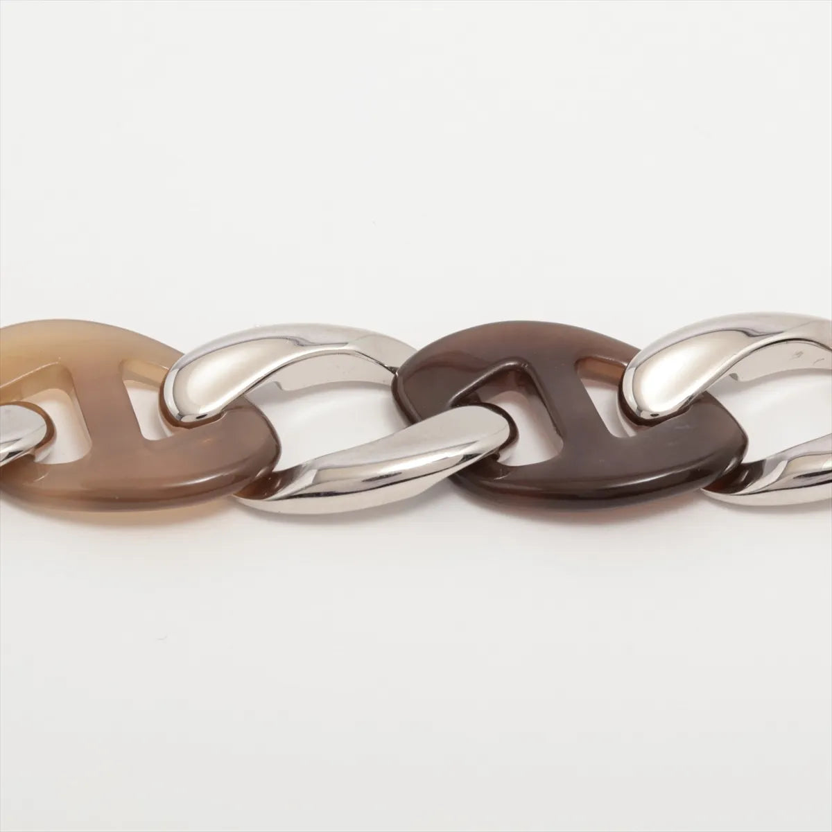 Hermès Bracelet Buffalo Horn Bracelet Silver