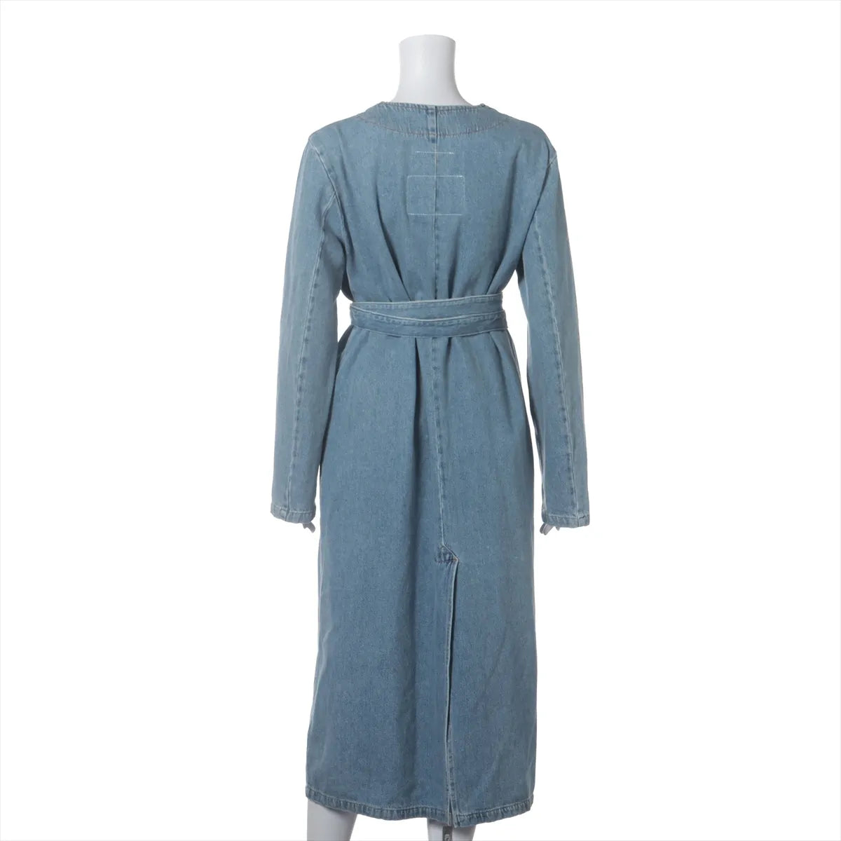 MM6 Denim Trench Coat Blue