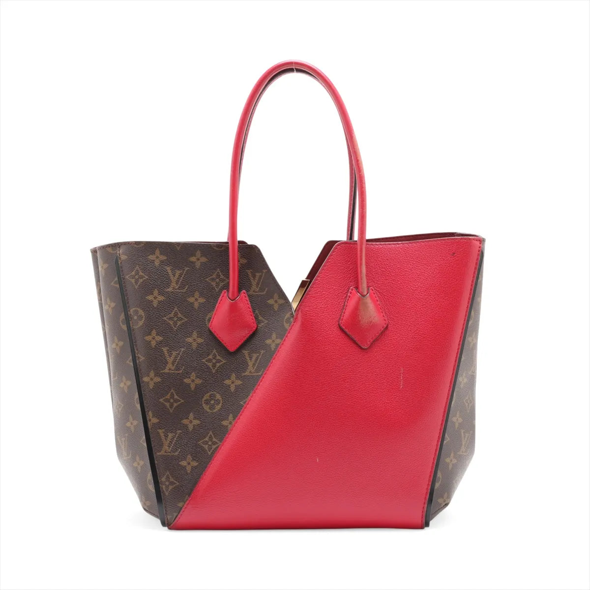 Louis Vuitton Monogram x Leather Kimono PM Brown x Red