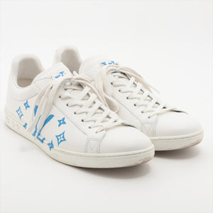 Top rated Louis Vuitton Luxembourg Samothrace Sneaker White x Blue