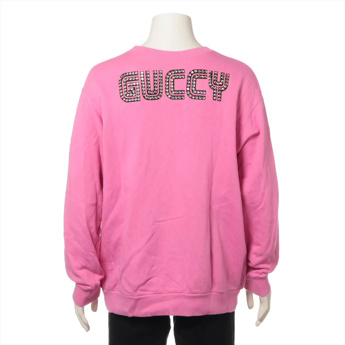 Gucci Maison De l`Amour Cotton Knitted Sweatshirt Pink