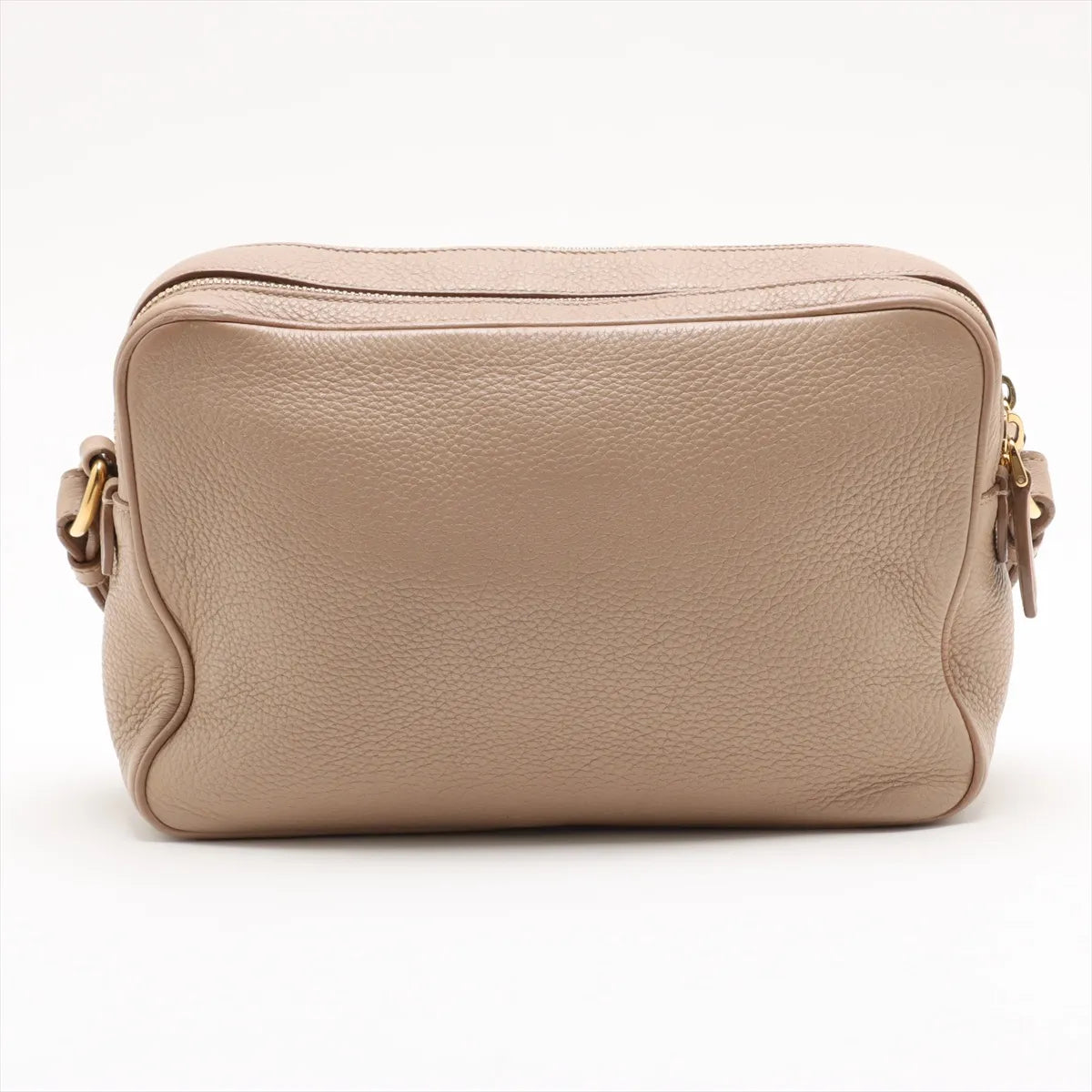 Prada Leather Camera Bag Beige